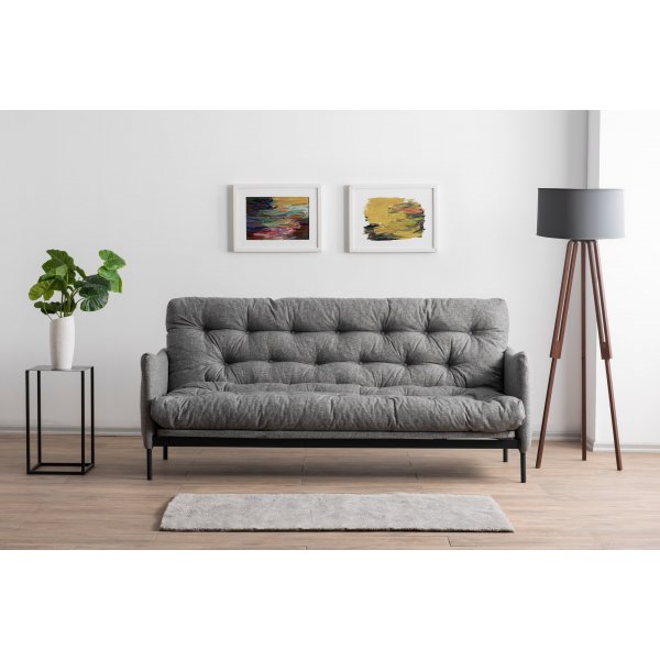 Renge 3-sits bäddsoffa - Ljusgrå Renge 3-sits bäddsoffa - Ljusgrå