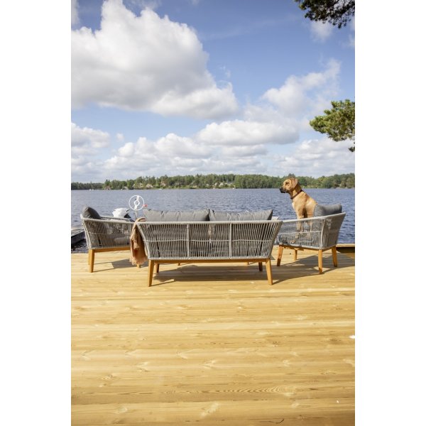 Groupe de canapés Chania - Gris Groupe de canapés Chania - Gris