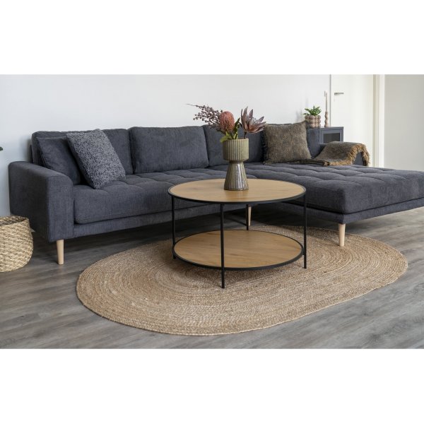 Canapé divan Lido Bleu foncé à droite Canapé divan Lido Bleu foncé à droite