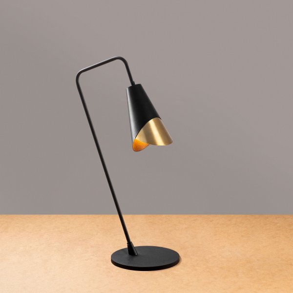 Pacman bordslampa - Svart/vintage