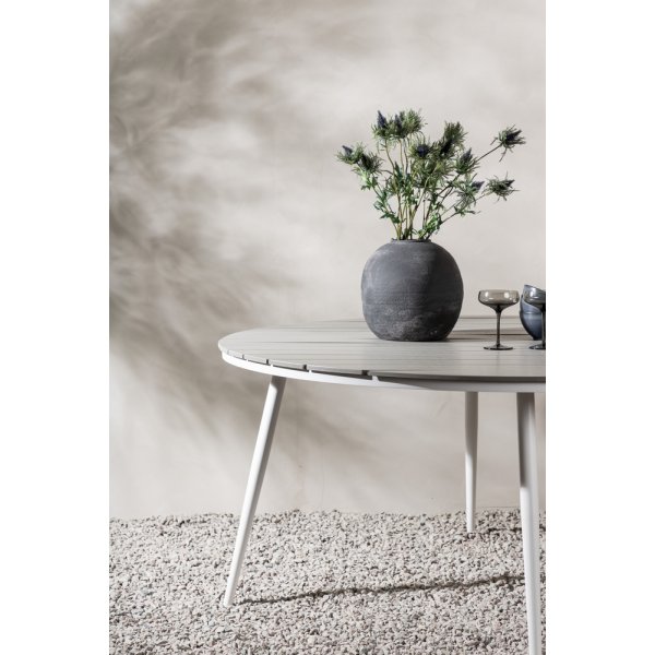 Break eettafel 150 cm - Grijs/Wit