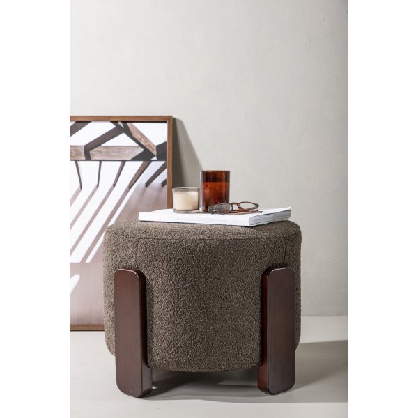 Pouf Coffey - Gris foncé Pouf Coffey - Gris foncé