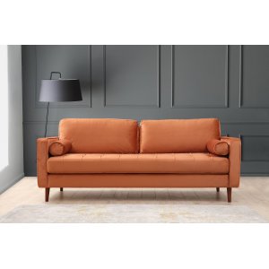 Rome 3-sits soffa - Orange