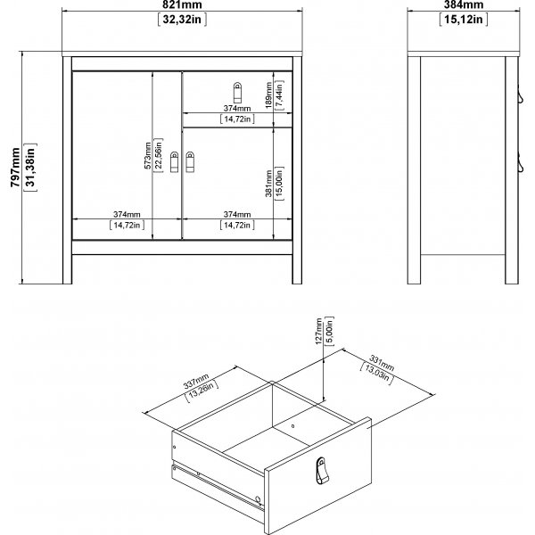 Armoire Madrid - Blanc Armoire Madrid - Blanc