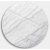 Ibiza vit rund marmorskiva �106 cm