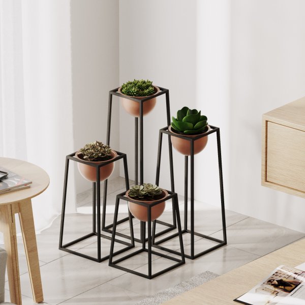 Pot Plato 18 - Noir/cuivre