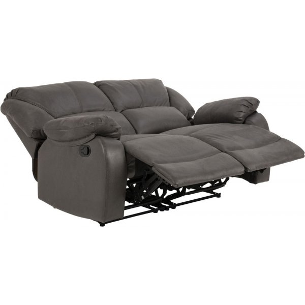 Helsinki Manuell 2-sits reclinersoffa - Grå Helsinki Manuell 2-sits reclinersoffa - Grå