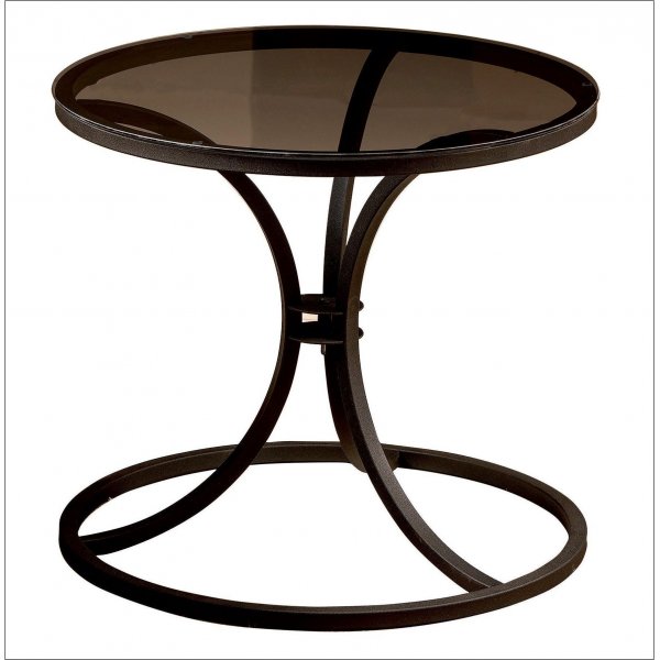 Corleone sidobord 60 x 60 cm - Svart Corleone sidobord 60 x 60 cm - Svart