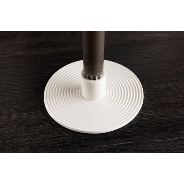 Dian ljusstake 12 x 4 cm - Vit