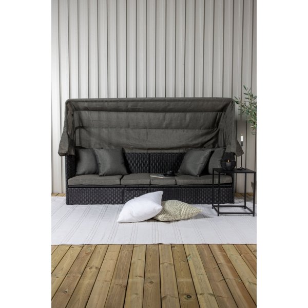 Nopy solsäng - Svart/Grå Nopy solsäng - Svart/Grå