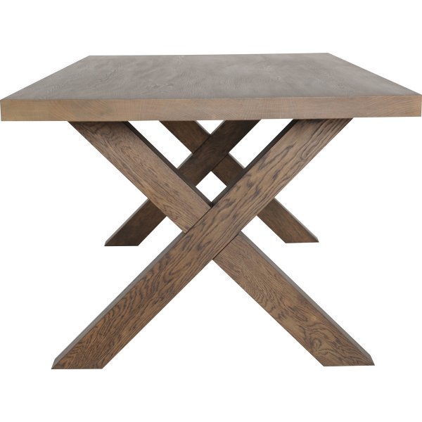 Zion matbord 200 x 100 cm - Brunoljad ekfanr