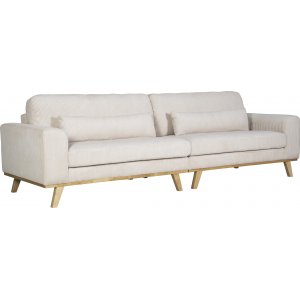 Ranger bred soffa i beige manchester - 280 cm