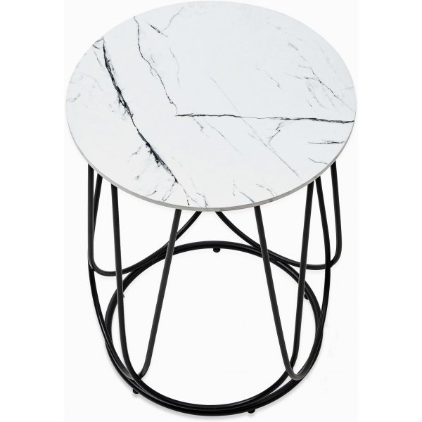 Bobby soffbord 40 cm - Vit