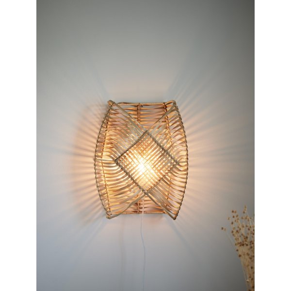 Zyla wandlamp - Naturel - 36 cm