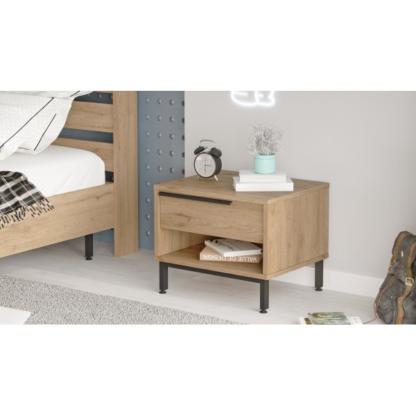 Oceaan nachtkastje - Walnoot