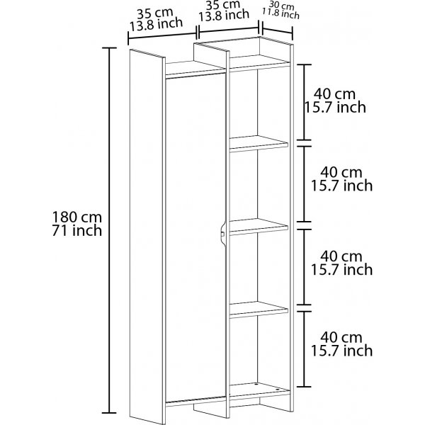 Oferta bokhylla - Vit Oferta bokhylla - Vit