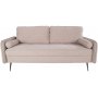 Imola 2,5-sits soffa - Beige/svart