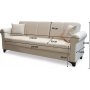 Ada 3-sits bddsoffa - Brun