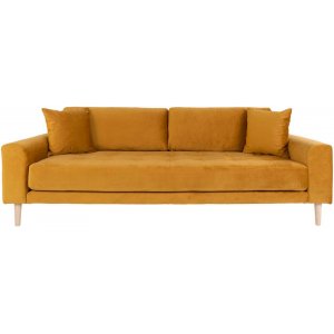 Lido 3-sits soffa - Gul