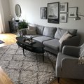 Kundbild Ljusdal ovalt soffbord 160 cm - svart: Superfint bord! Väldigt nöjd.