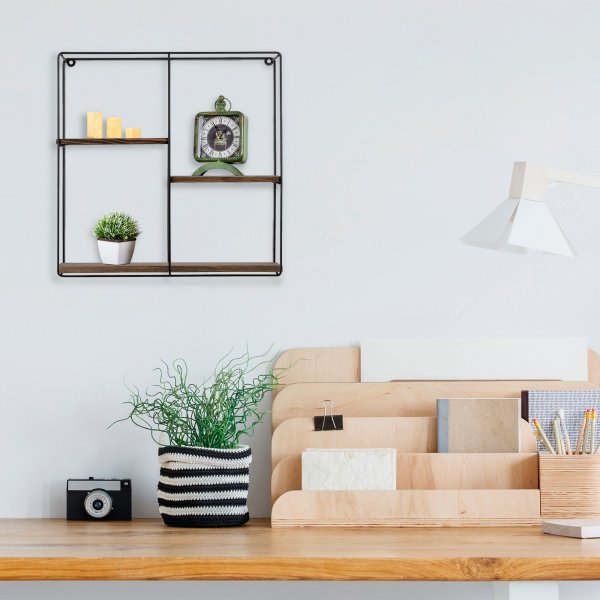 Lilac v�gghylla - Svart/natur