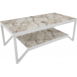 Table basse Flora 120 x 60 cm - Blanc