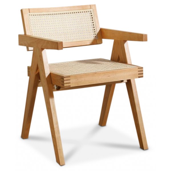 PiPi matgrupp, runt matbord Ø150 cm inkl 4 st Sara ek karmstolar - Whitewash PiPi matgrupp, runt matbord Ø150 cm inkl 4 st Sara ek karmstolar - Whitewash