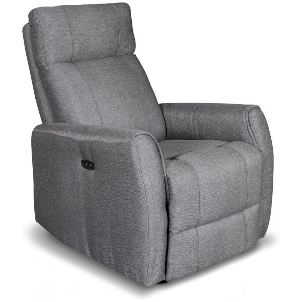 Enjoy Elof El-Recliner - Ftlj i grtt tyg