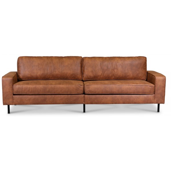 Sand� 3,5-sits soffa 260 cm - Cognac ecol�der