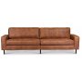 Sand 3,5-sits soffa 260 cm - Cognac ecolder