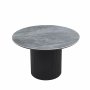 Salvador runt matbord Ø120 cm med grå keramisk sten Salvador runt matbord Ø120 cm med grå keramisk sten