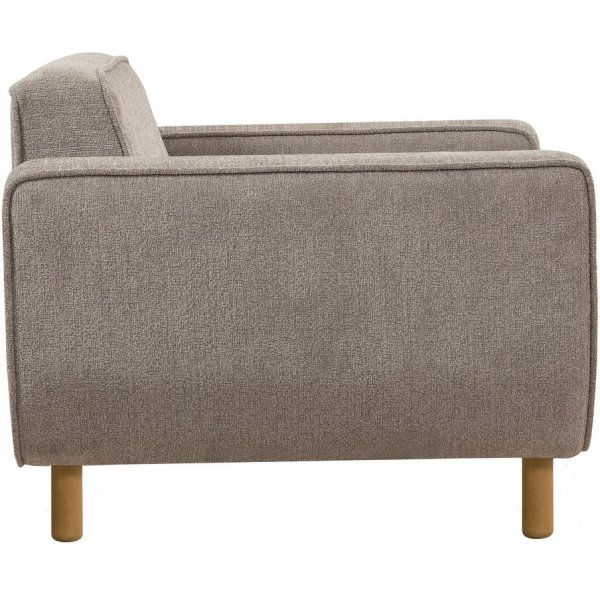 Fauteuil Berjer - Gris/chêne Fauteuil Berjer - Gris/chêne