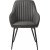 Fauteuil Boston en PU gris