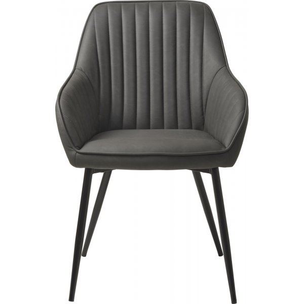 Boston Fauteuil in grijs PU Boston Fauteuil in grijs PU