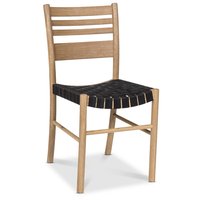 Sixten matstol - Ek/Svart Nylon Sixten matstol - Ek/Svart Nylon