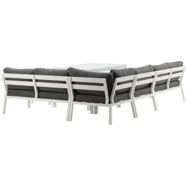 Groupe de canapés d'angle Ramos - Noir Groupe de canapés d'angle Ramos - Noir