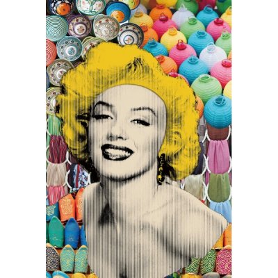 Marilyn glastavla - 80x120 cm