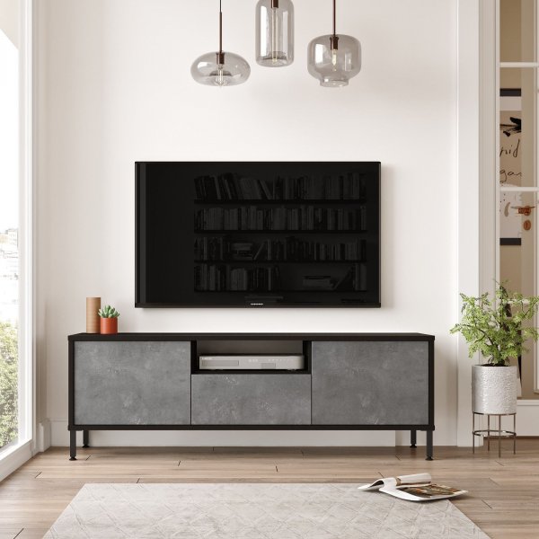 Luvio mediabnk 2 - Silver/svart