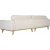 Canap large Ranger en velours ctel beige - 280 cm