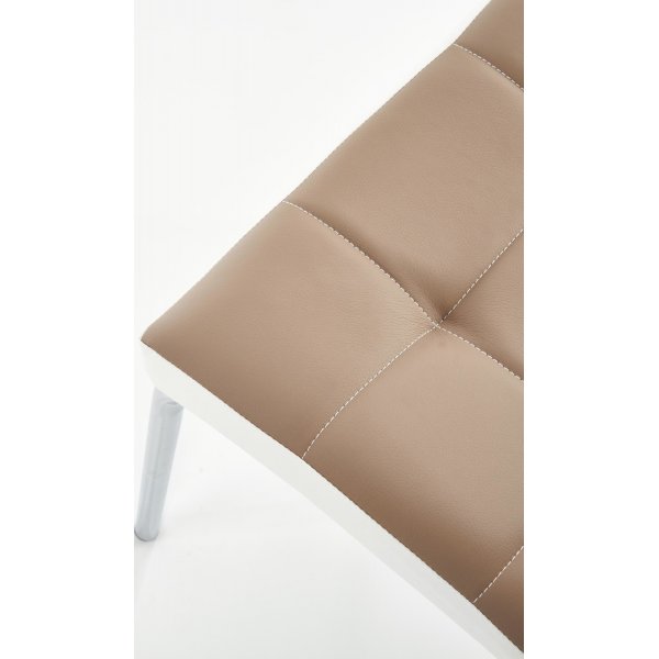 Chaise Isak - Blanc/cappuccino Chaise Isak - Blanc/cappuccino