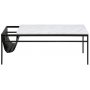Atalaya soffbord 115 x 58 cm - Vit marmor