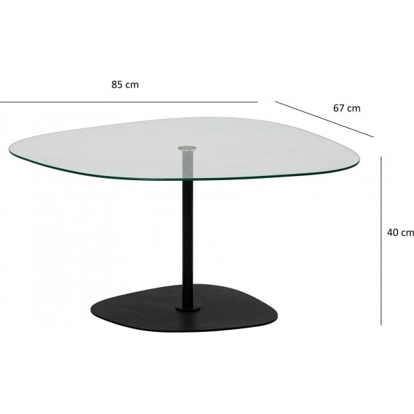 Table basse Soho 85 x 67 cm - Noir Table basse Soho 85 x 67 cm - Noir