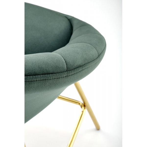 Tabouret de bar Pelican 112 - Vert foncé/or Tabouret de bar Pelican 112 - Vert foncé/or