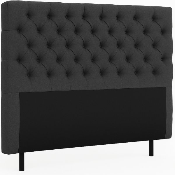 Presley snggavel med knappar 140 cm - Mrkgr