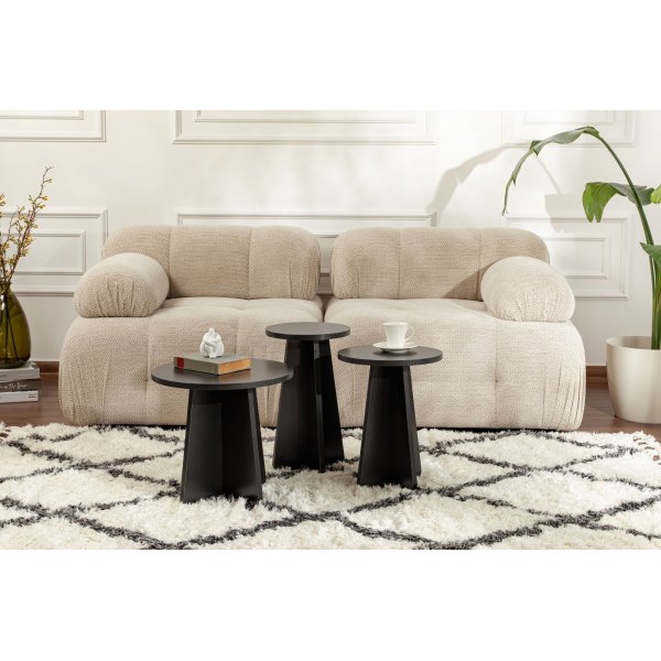 Ensemble table basse Lume - Noir Ensemble table basse Lume - Noir