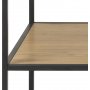Seaford bureau 130 cm - Eiken/zwart
