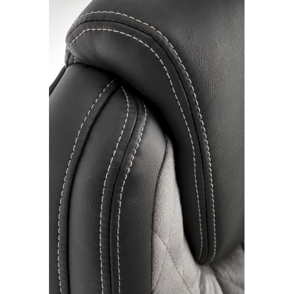 Chaise de bureau Gandalf - Noir/gris