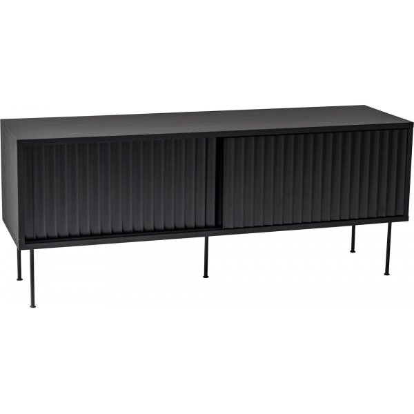 Yumi svart tv-bänk 132 cm Yumi svart tv-bänk 132 cm