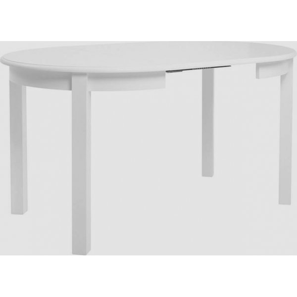 Table à manger Roland 95-195 x 95 cm - Blanc Table à manger Roland 95-195 x 95 cm - Blanc
