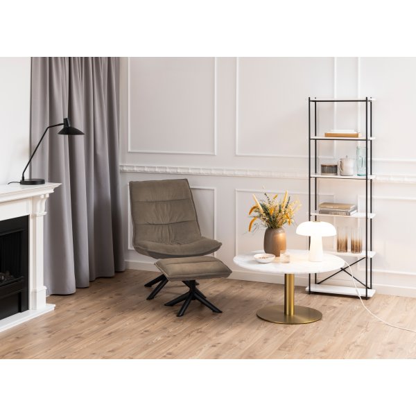 Blizzard ftlj med fotpall - Beige